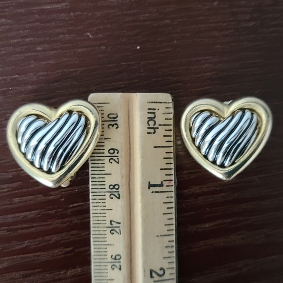 Vintage Heart Necklace and Earrings - Picture 8 of 9